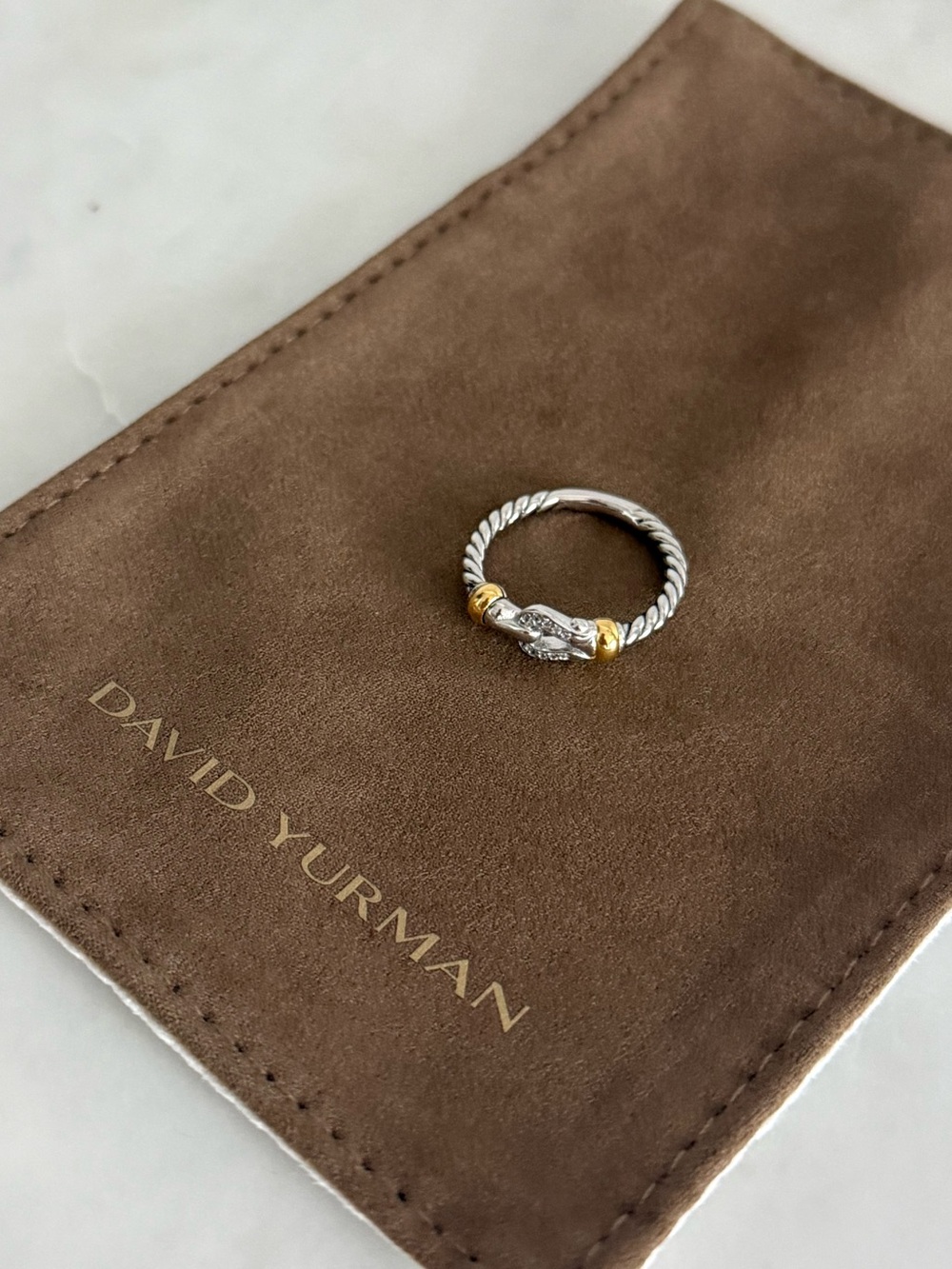 David Yurman Petite Buckle Ring